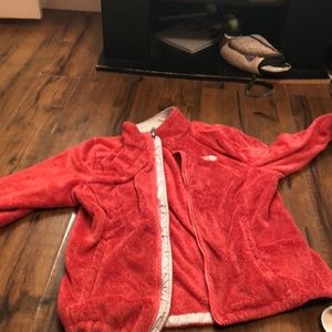 Pink north face